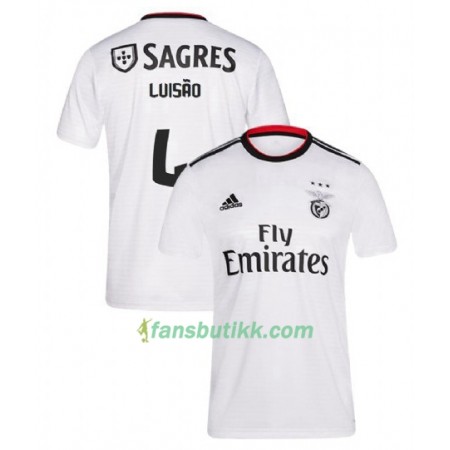 Fotballdrakt Benfica Luisao 4 Bortetrøye 2018-2019 Kortermet